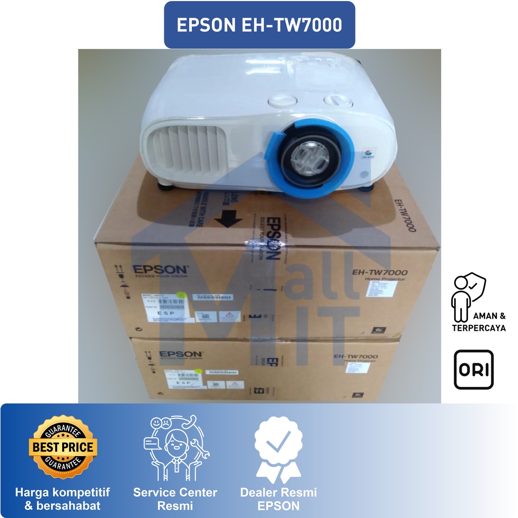 PROYEKTOR EPSON EH-TW7000 TW7000 TW 7000 HOME CINEMA 1080P 4K ENHANCE