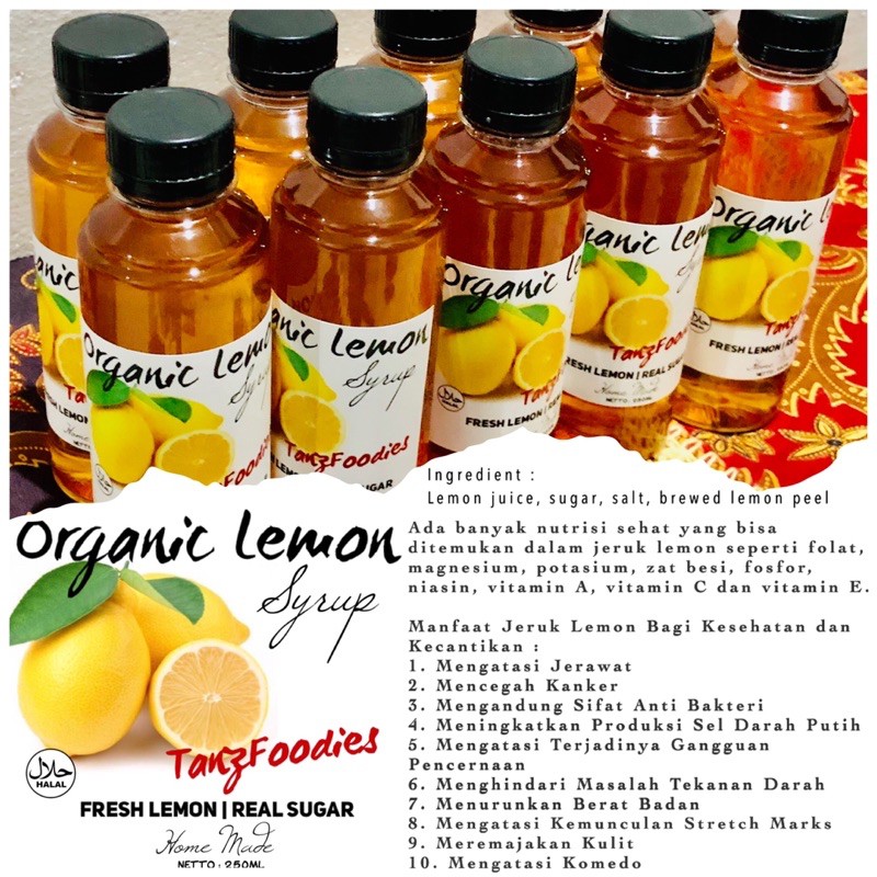 

Sirup Jeruk Lemon Organik