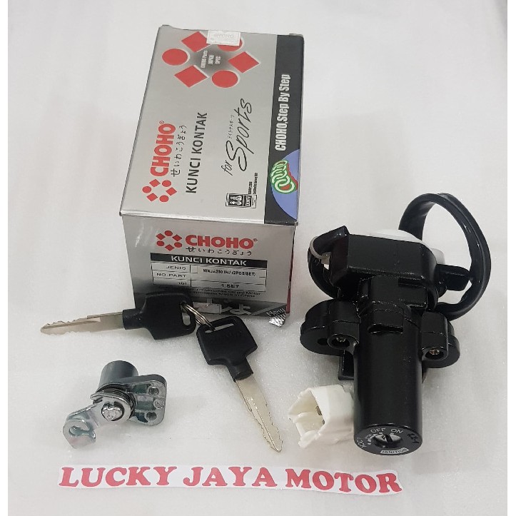 KUNCI KONTAK KEYSET NINJA 250 FI INJEKSI INJECTION CHOHO