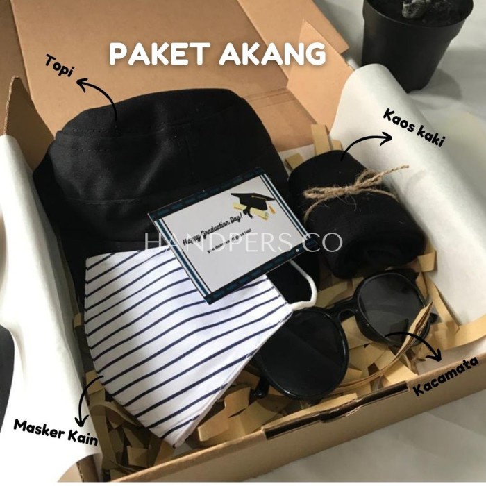 

Hampers Kado Ulang Tahun Birthday Wedding Wisuda Cowok Pria Murah S1 - Raung, Note Ucapan - BARU