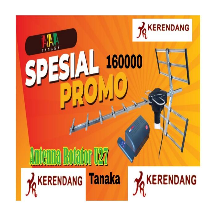 Antena Tv Digital TANAKA UHF U-27 Panjang Cable 15 Meter