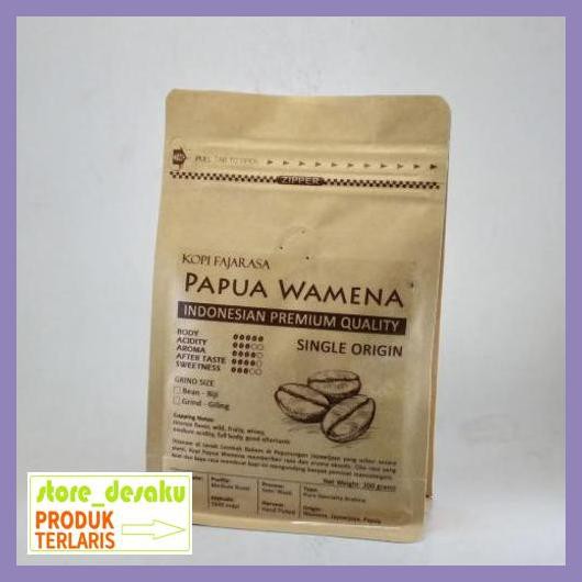 

57Ryr68- Kopi Fajarasa Papua Wamena Biji Kopi Arabica 200 Gram 4E57Edu-