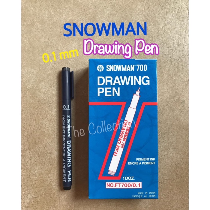 

Pendrawing- Atk0574Sm 0.1 Drawing Pen Snowman Spidol 0,1 Marker Draw Ft700 Pigment -Drawing-Pen.
