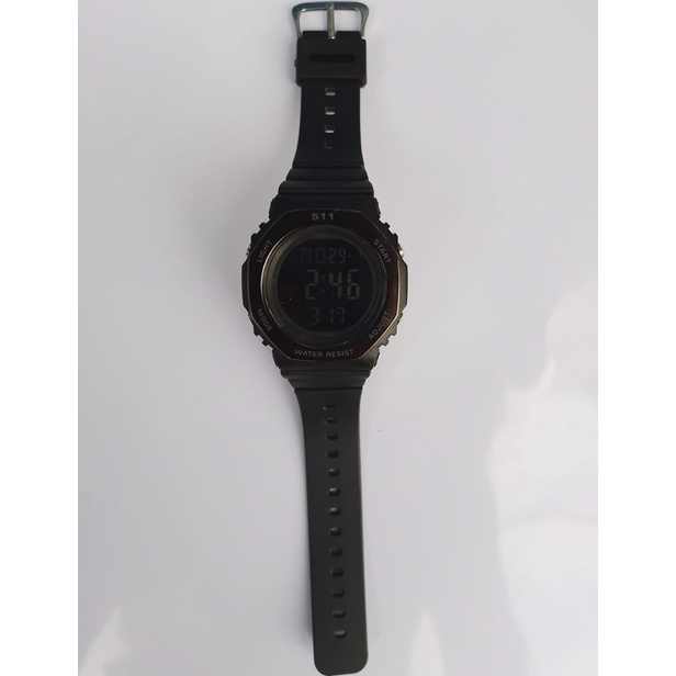 Jam Tangan Pria Wanita Watch 5.11 511 Karet Water Resistant 50M