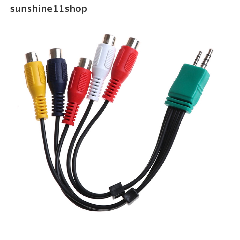 Sho Kabel Adaptor Komponen Audio Video AV Untuk Samsung LED TV BN39-01154W BN3901154W N N N N N Kaos T-Shirt Lengan Pendek Motif Print Untuk Wanita