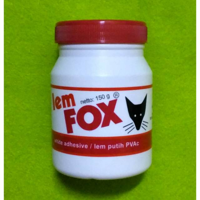 

Lem Fox Lem Putih Lem Kayu (+-150 gram)