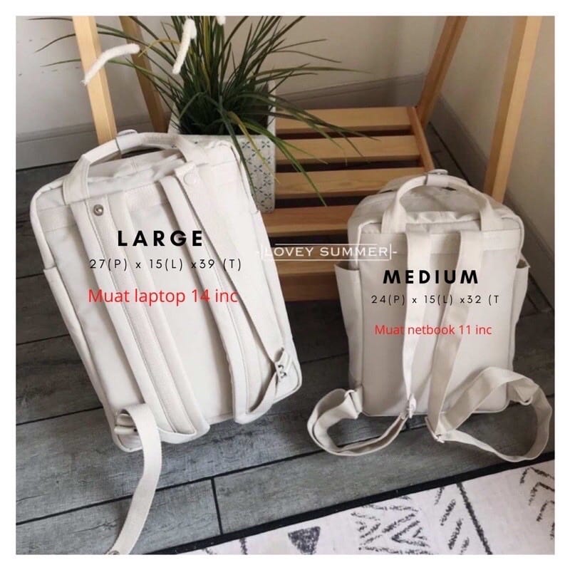3.3 CRAZY SALE !! TAS BACKPACK DOUGHNUT MACCARON LARGE