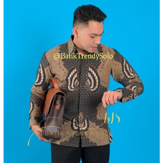 Hem  Kemeja Baju Batik Pria Cowok Laki Laki Slimfit Full Lapis Furing Lengan Panjang Lengan Pendek Original Asli Batik Jumanta Solo Laweyan Size S M L Xl XXL  27