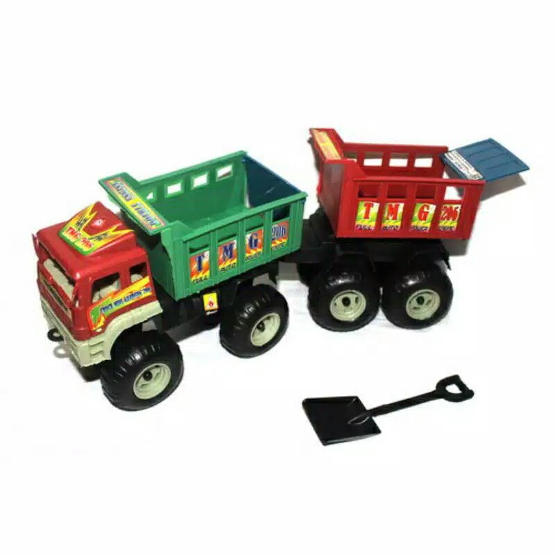 Mainan Anak Truck Gandeng Heavy Duty Terlaris / Mobil Truck Tronton Gandeng