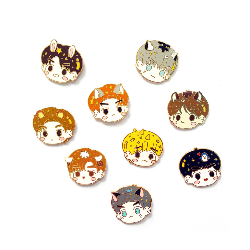 EXO Enamel Pin - Animal Series [READY STOCK]