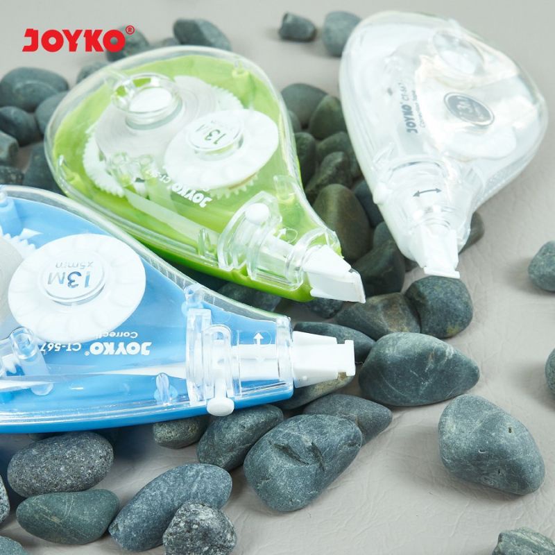 

CORRECTION TAPE | JOYKO CT-567 13M | TIPE-EX KERTAS | STIPO | PENGHAPUS PENA | PITA KOREKSI
