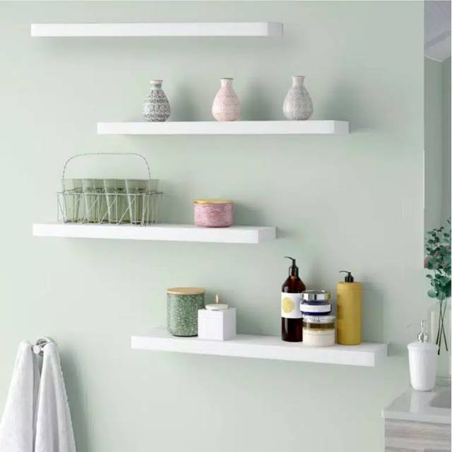 Rak dinding 4 pcs 60cm 60cm 60cm 60 cm Lebar 12 cm