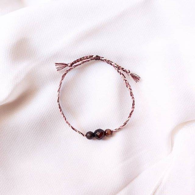 Triplet stone (gelang / gelang etnik / gelang stone / gelang tali)