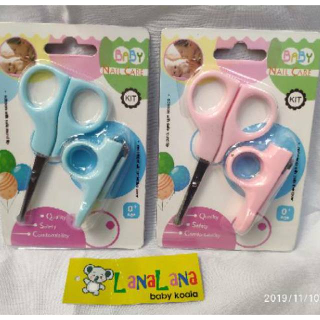 LZ.E2 Ready Surabaya. Gunting kuku bayi 2in1. Baby Nail clipper