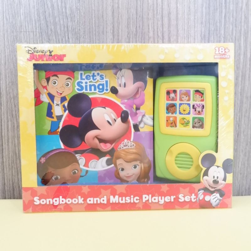 Disney Junior: Let's Sing Songbook and Music Player Set 15 songs