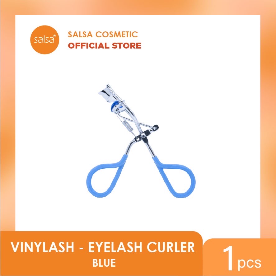 SALSA Vinylash Eyelash Curler Indonesia / Penjepit Pelentik Bulu Mata / Warna Black White Pink Blue / Eye Lash Refill / Cosmetic Beauty Tools Sponge Brush Palette Kuas Spons / Eyeliner Eyebrow Mascara Pensil Alis / Paket Wajah