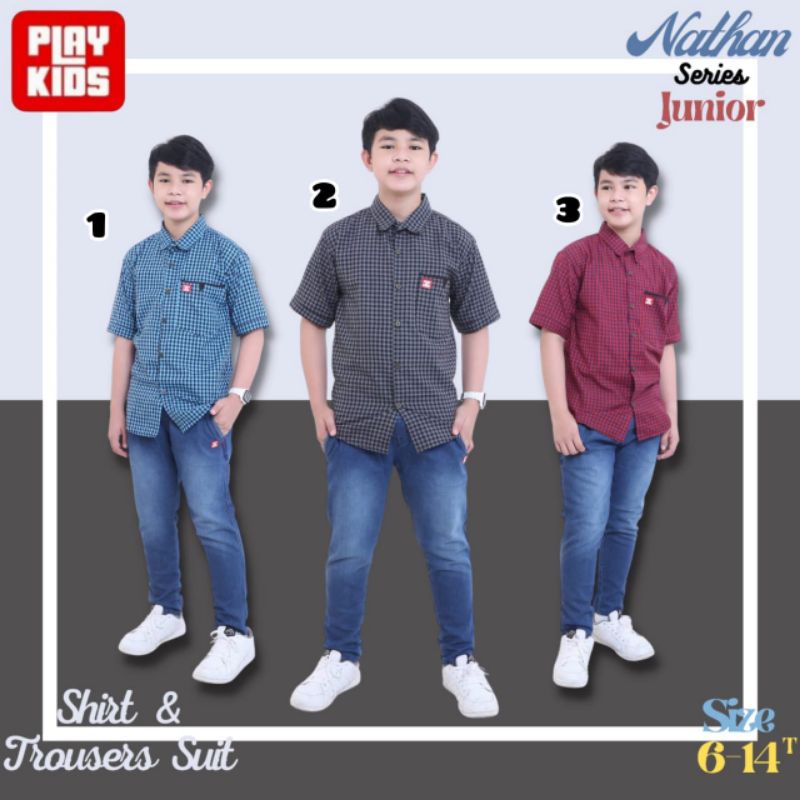 SHIRT & TROUSERS SUIT NATHAN SERIES JUNIOR by Playkids