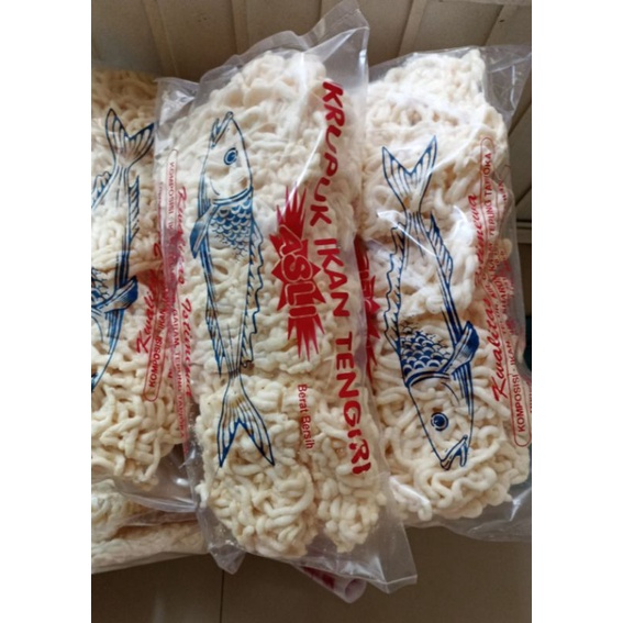 Krupuk Tengiri Jumbo Asli Banyuwangi Enak terasa Ikannya. mantap