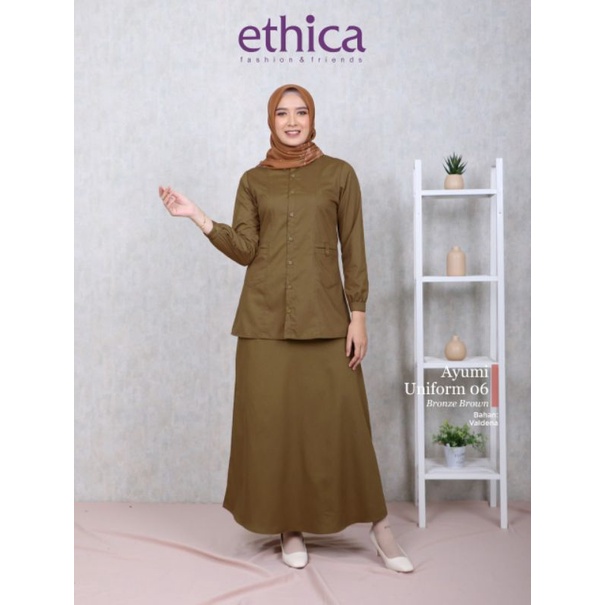 GAMIS &amp; SETELAN ROK AYUMI UNIFORM 04 - 14  • ETHICA