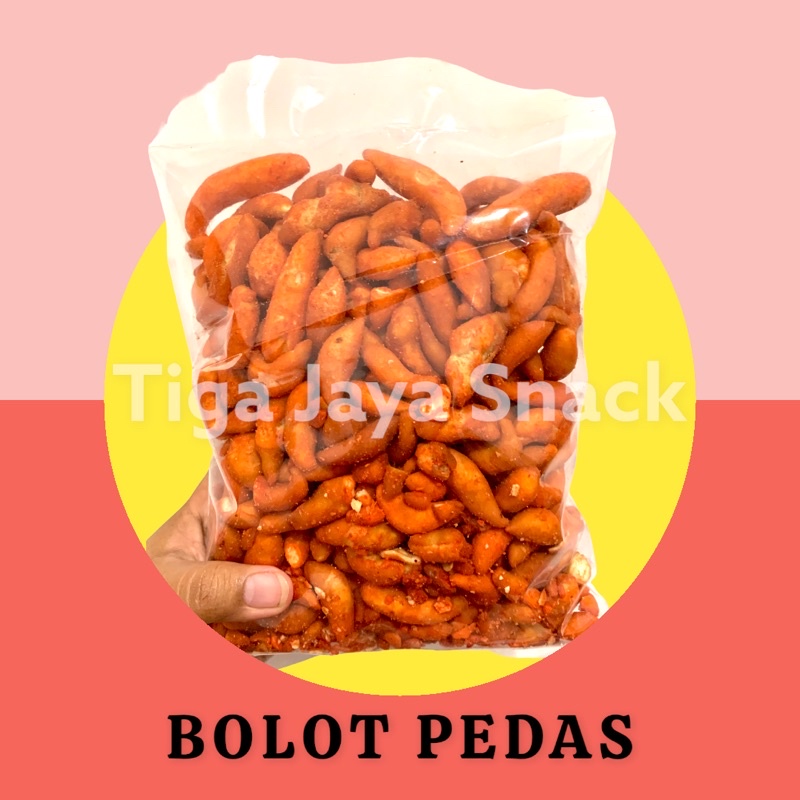 

BOLOT/BIDARAN PEDAS 250gram/BIDARAN PEDAS/SNACK PEDAS/ANEKA SNACK/CEMILAN KILOAN