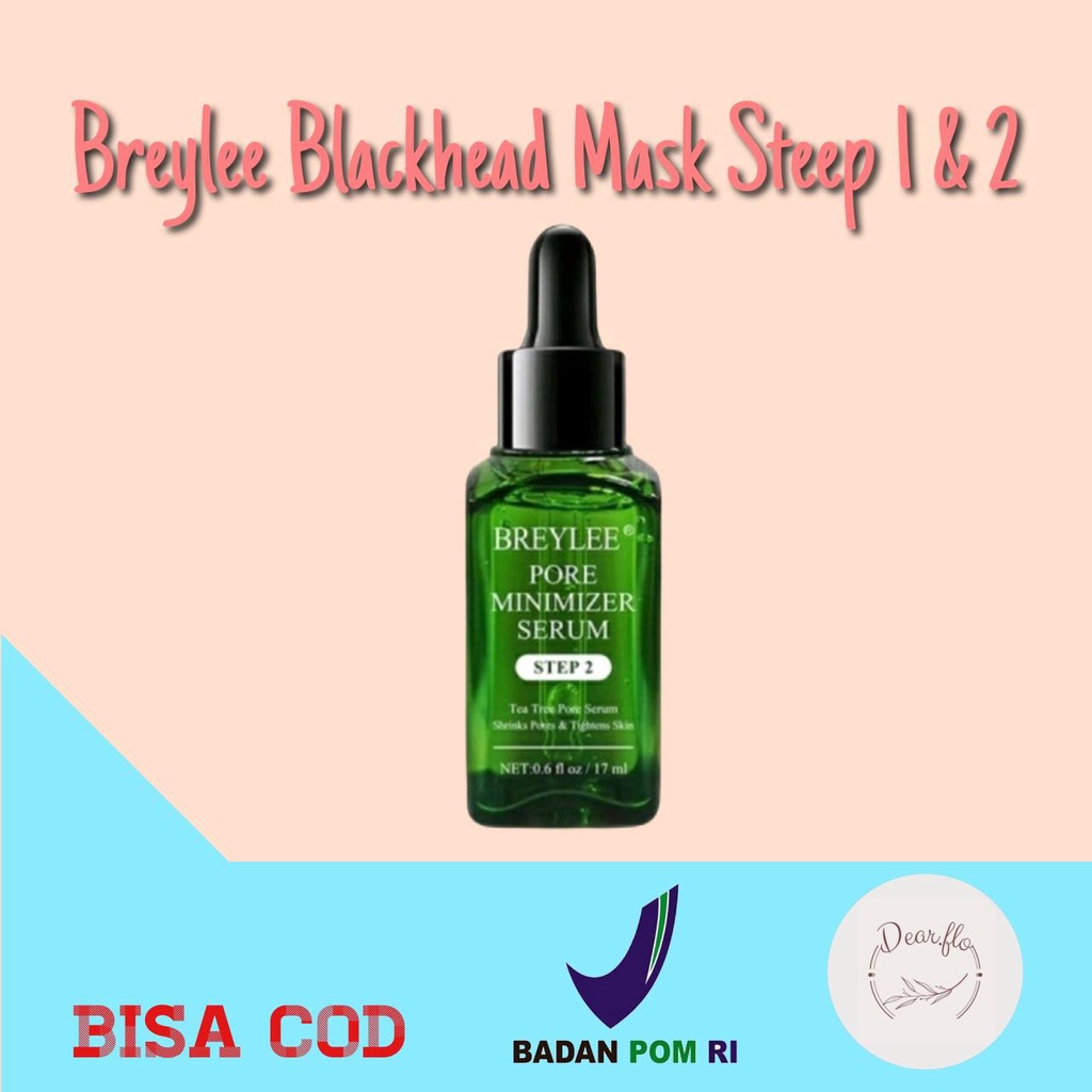 BREYLEE Blackhead Mask Step 1 FREE 100pcs Paper Masker Komedo