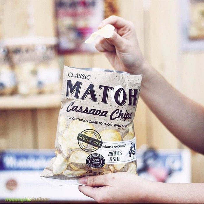 

MANIS ASIN Keripik Singkong Cassava Chips Matoh 75gr Camilan Instant