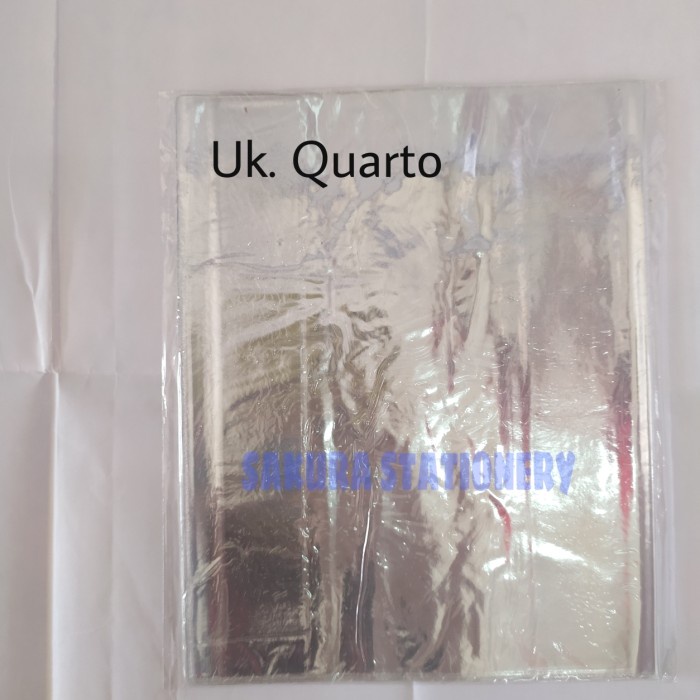 

Mantap Sampul Plastik Mika Buku Quarto Pack Gilaa!!!