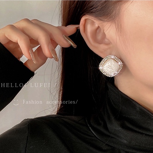 Anting Mutiara Gaya retro Perancis Untuk Wanita