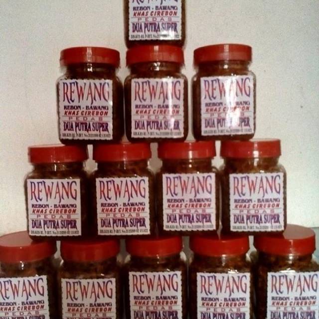 

Rewang (rebon bawang) kemasan botol plastik