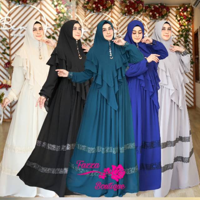 GAMIS SET SYAR'I - SELINA SYAR'I BY FAZZA