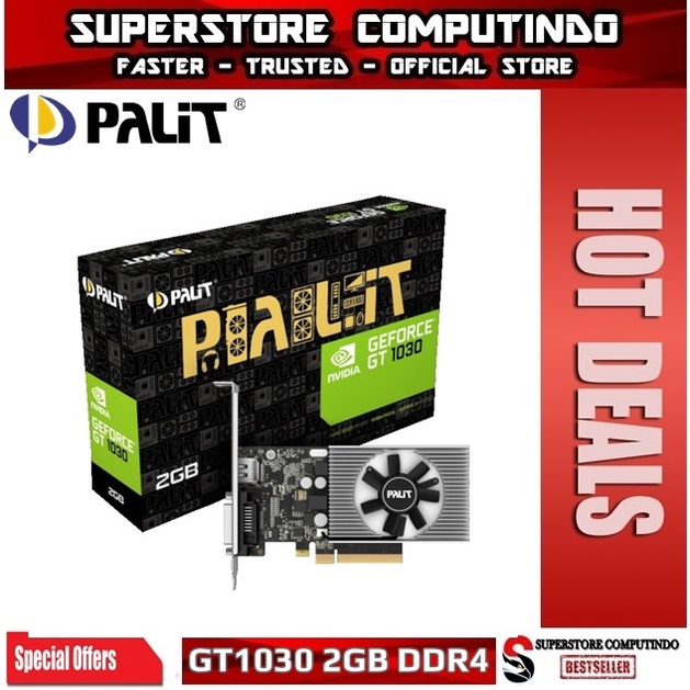 VGA PALIT GeForce GT 1030 2GB DDR4 - PALIT GT1030 2GB DDR4