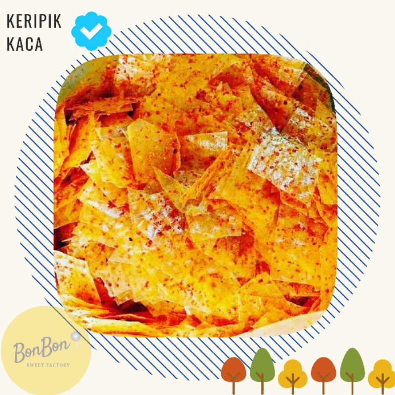 

Keripik Kaca Pedas / Kripik Beling Cabe / Cemilan Pedes