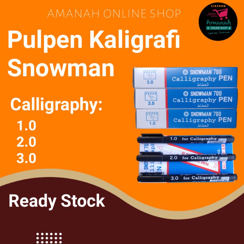 

Snowman 700 Pulpen Kaligrafi 1,0 - 3,0