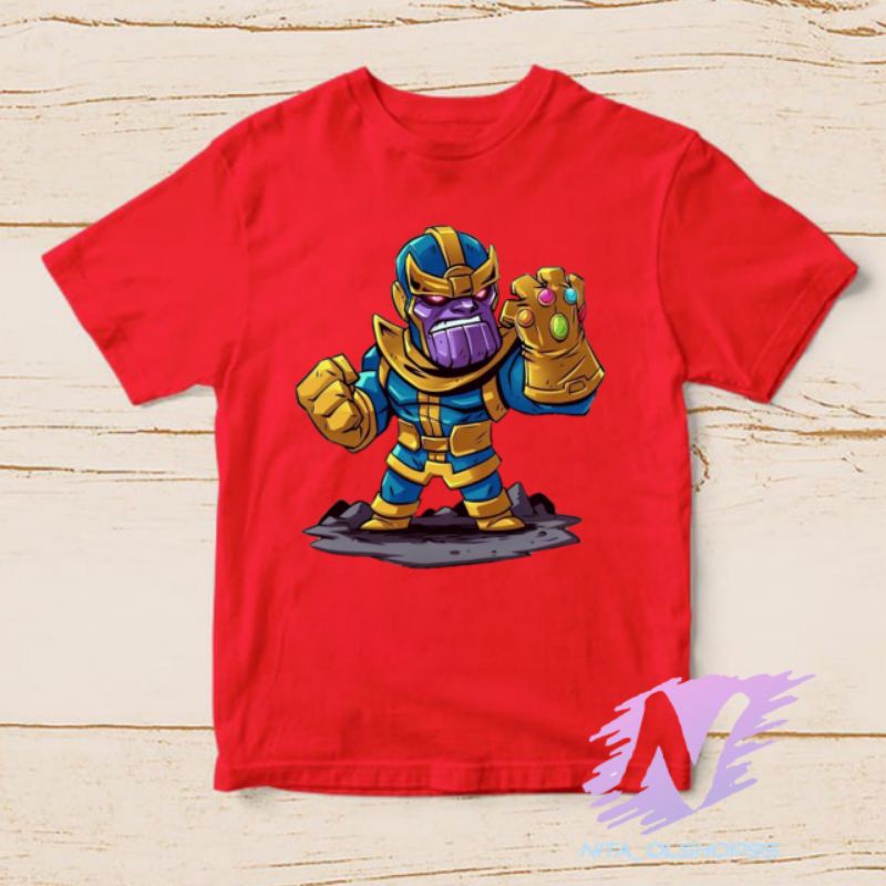 kaos anak avenger thanos baju karakter superhero