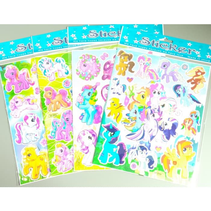 

HEL-A1631 Sticker Stiker My Little Pony Anak Perempuan Tipe A