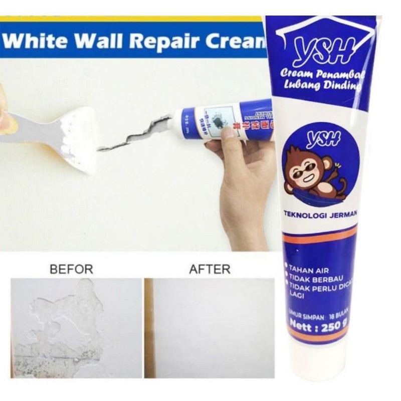 Pasta Dempul Dinding Wall Repair Cream Perbaiki Dinding