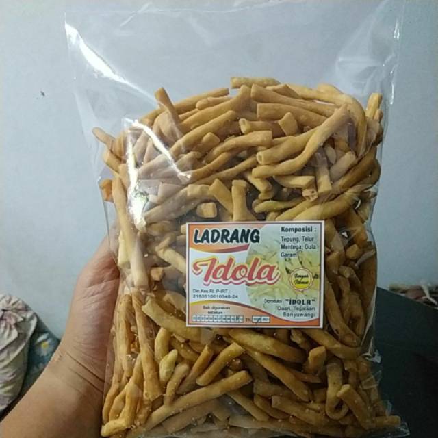 

Ladrang / Stick keju khas Banyuwangi kue Lebaran