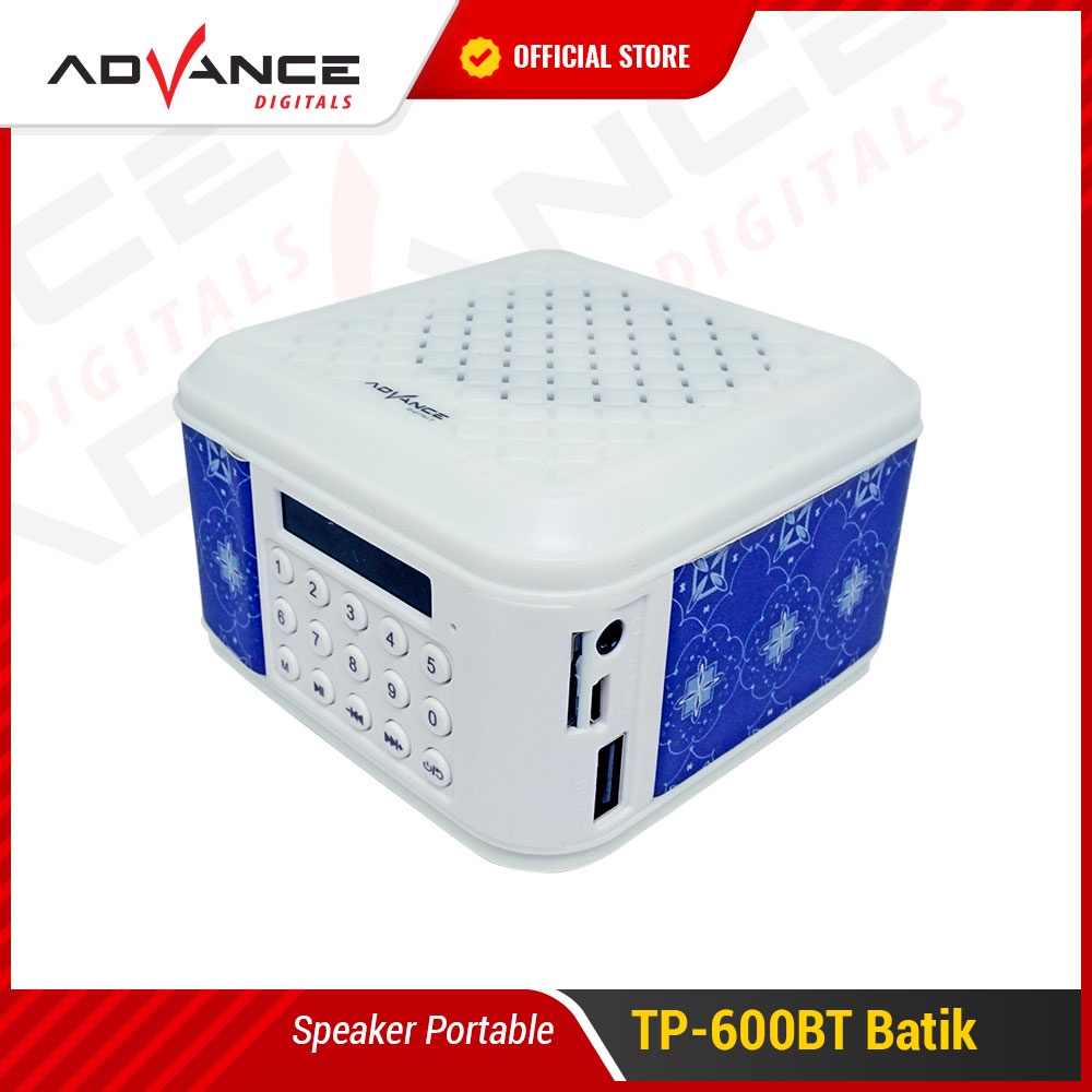 Advance Digitals TP600BT Speaker Bluetooth - Corak Batik