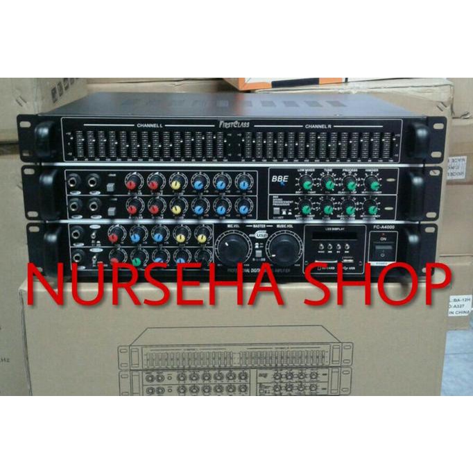Power Amplifier 6 channel FIRTSCLASS FC A4000 500 Watt BBE .