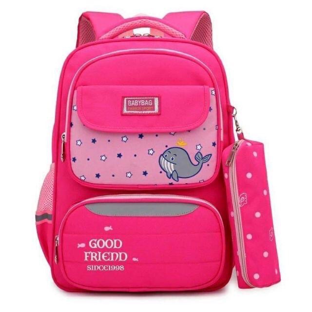 Tas ransel ikanpaus dolpin 2in1 / tas barbie love / tas sekolah sd smp sma  / backpack