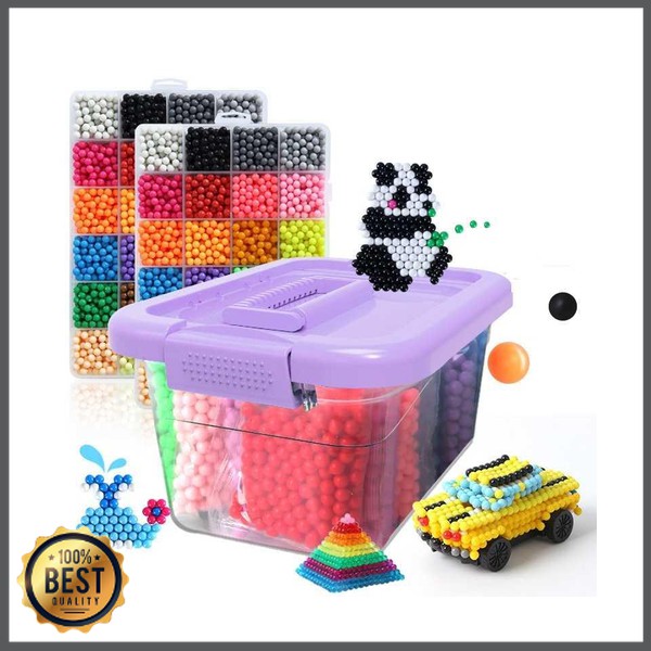 TG-MA143 Yuanlebao Mainan Manik-Manik DIY Magic Mold Beads Puzzle 6000PCS - B24