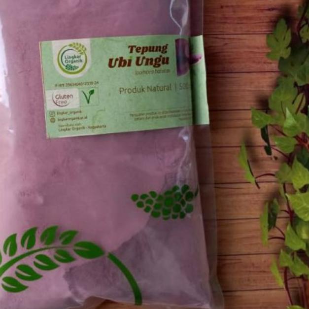 

✫ Lingkar Organik Tepung Ubi Ungu 500 Gram | MPAsi | Organic Flour ✲