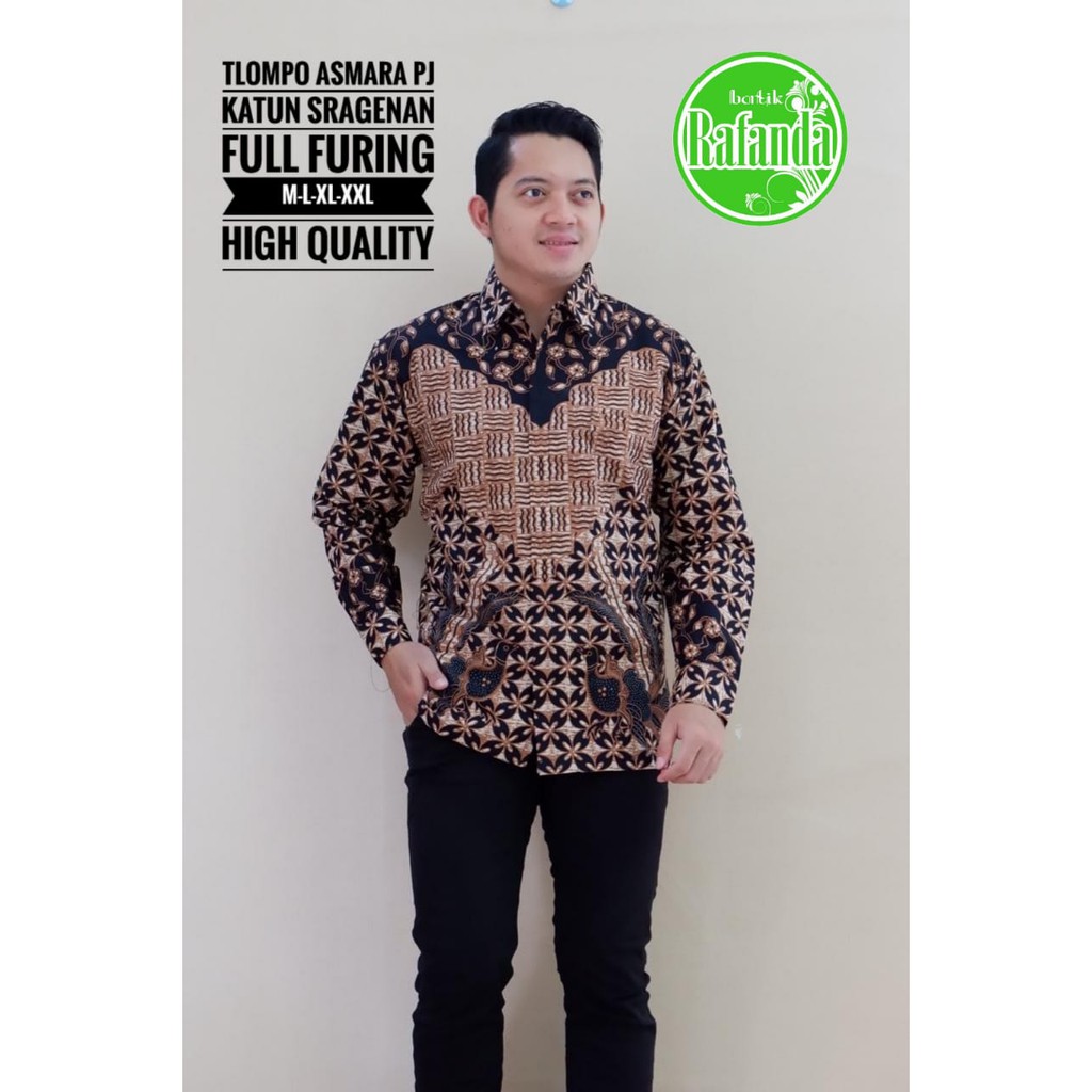 TLOMPO RAFANDA BATIKSOLOAMANAH BAJU KEMEJA BATIK SOLO PRIA LENGAN PANJANG PENDEK LAPIS FURING ATASAN BATIK PREMIUM MODERN KATUN HALUS MOZAIS MERAK PINK BANGAU WARNA GURDO EMAS TRESNO KARISMA MERAH ALBANI MAHKOTA BUNGA SATRIO SAE PRAKARYA NAGA BIRU UKAIL