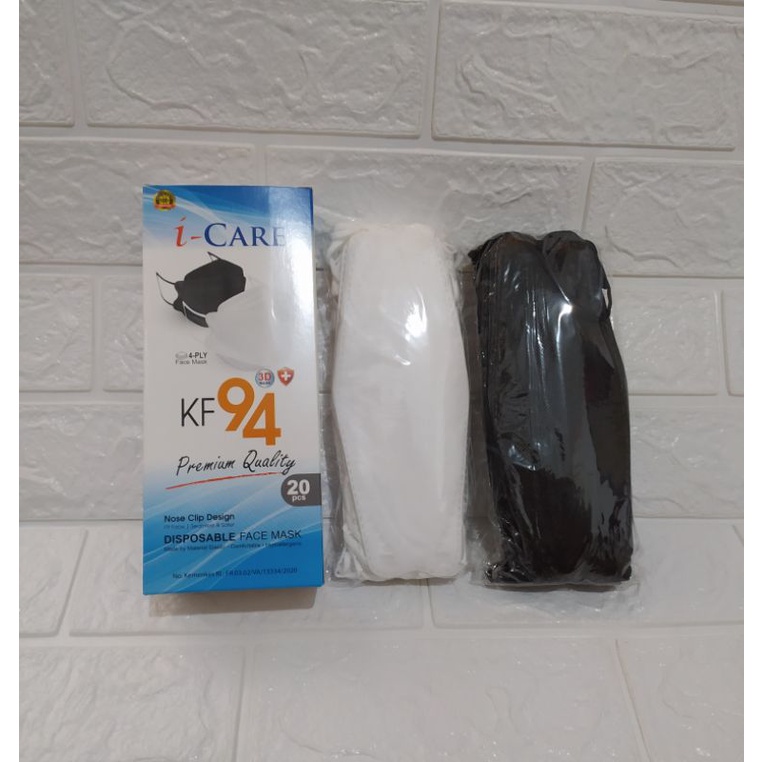 Masker KF94 Merk i-CAre 1box isi 20