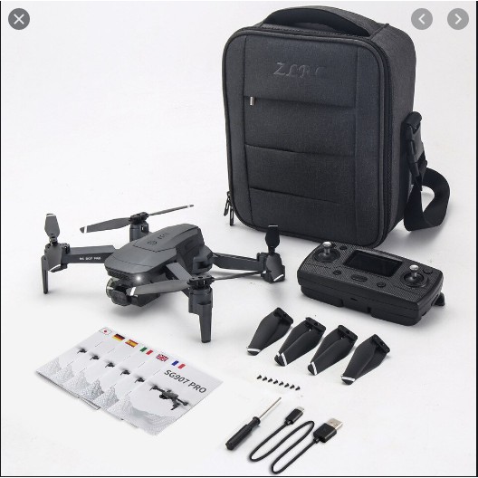 Drone SG907 Pro GPS 5G Dual Camera, 2-Axis Gimbal, ada slot Memory card, 2 battery