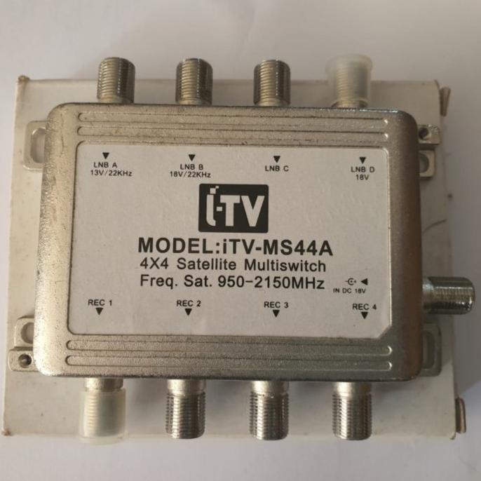Promo Multiswitch Itv 4X4 Paralel 2 Lnb 4 Reciver Harga Cuci Gudang