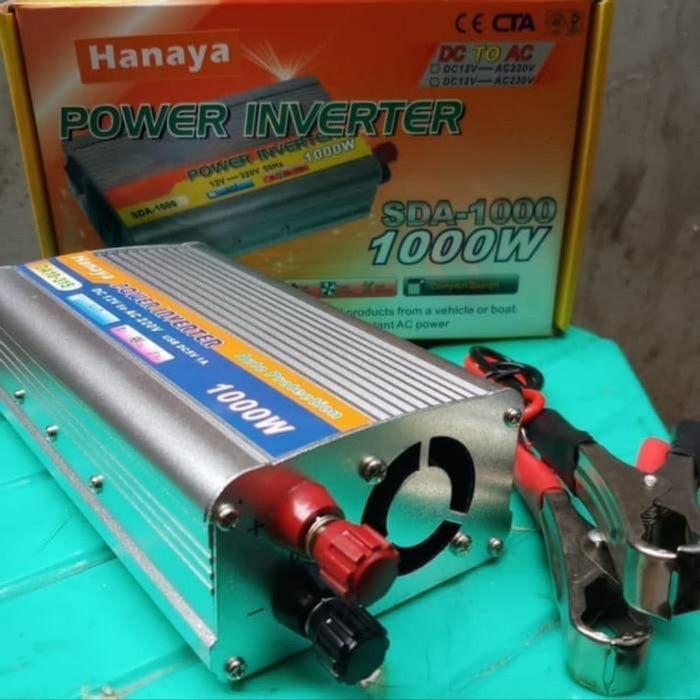 Power Inverter Hanaya Dc To Ac 1000 Watt Pure Sine Wave