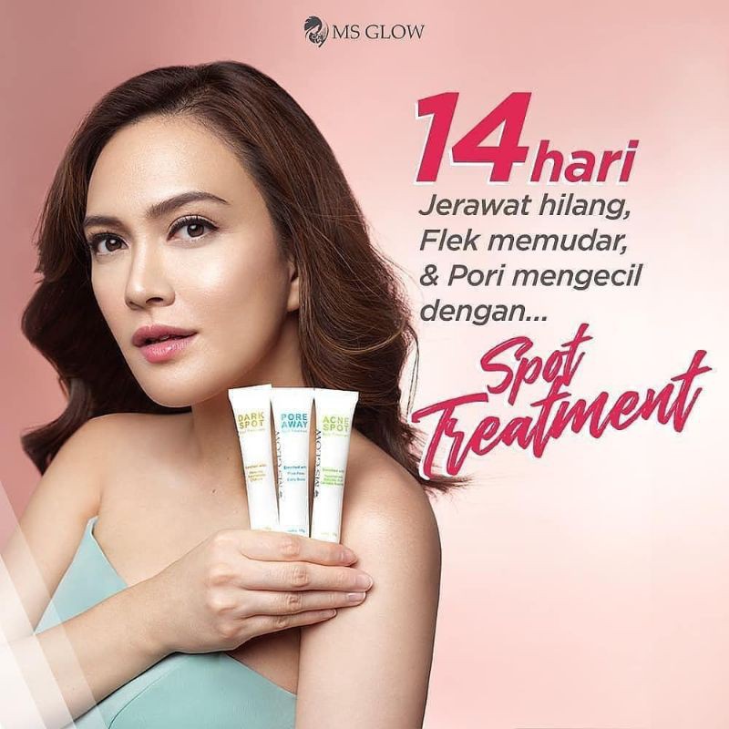 Spot Treatment MS Glow / Acne Spot / Pore Away / Dark Spot / Mengobati jerawat / Pori pori / Flek