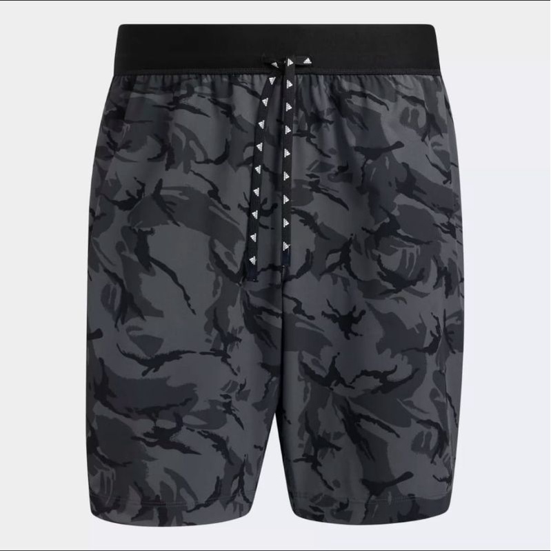 Adidas TRAINING Celana Pendek Camo Everyday Pria Pria Abu-abu H59062