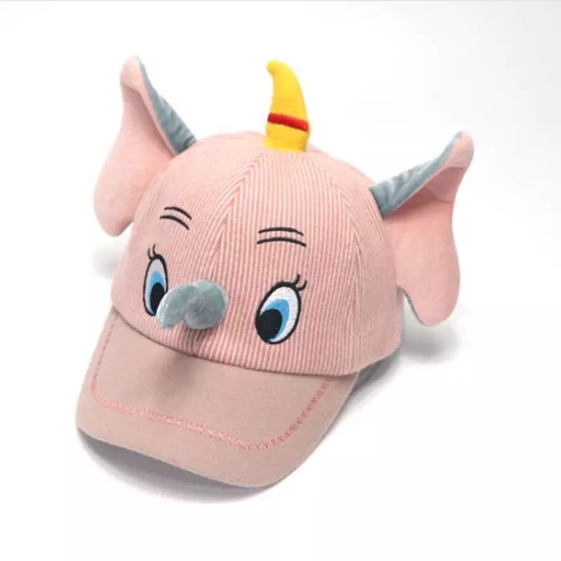 TOPI BASEBALL ANAK 0-3 Tahun MOTIF GAJAH CBKS VC-Topi Gajah Pink